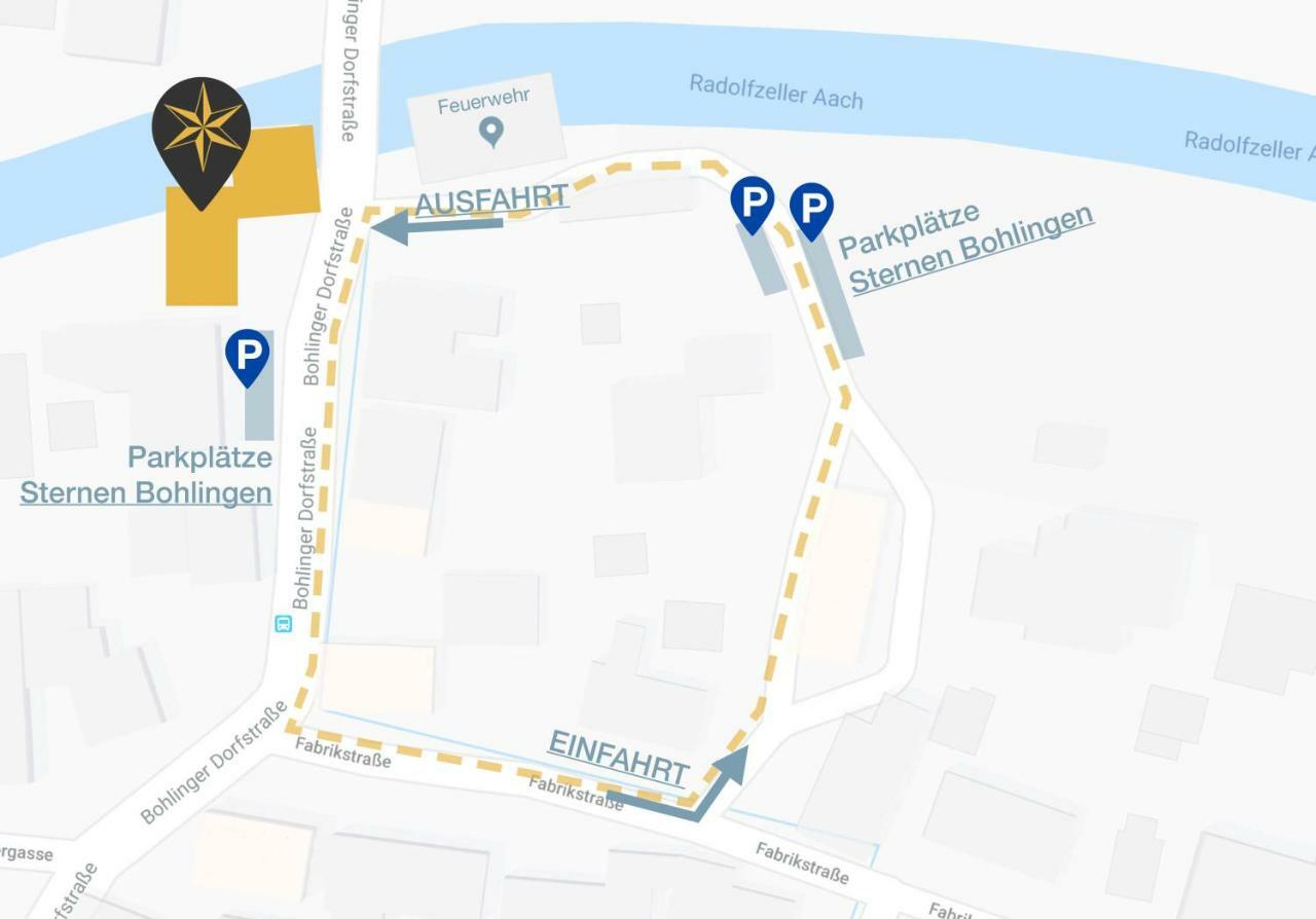Sternen Bohlingen Aparthotel Eksteriør billede
